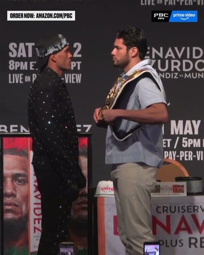 Benavidez and Zurdo FACE OFF
