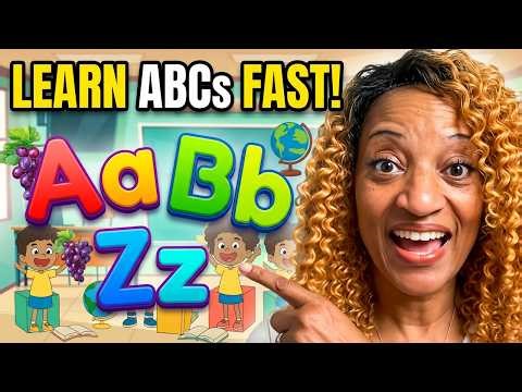 Learn ABCs Fast! Capital & Lowercase Letters + Phonics Sounds for Kids (A–Z Fun!)