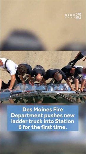 'Push-In' ceremony for DMFD's new ladder truck