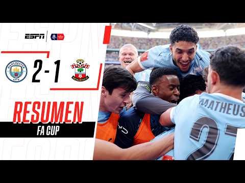 GOLAZO INFERNAL DE NICO GONZÁLEZ PARA LA SUFRIDA CLASIFICACIÓN | Man. City 2-1 Southampton | RESUMEN