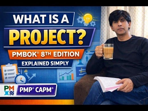 What Is a Project? | PMBOK® 8th Edition Explained Simply | Pankaj Sharma