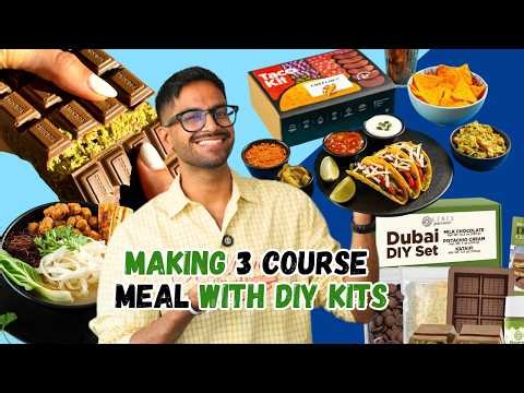 CAN I SURVIVE 24 HOURS EATING ONLY DIY MEAL KITS? 🌮🍜🍕👀