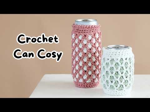 Crochet Can Cozy Pattern | So Simple & Cute!