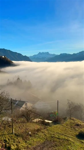 Morning Glory: Swiss Alps Sunrise
