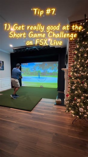 Tips Golf Club on Instagram: "Tip #7 of the 12 Tips of Christmas 1) Get really good at the Short Game Challenge feature on FSX Live 2) Bring in your friends and play them for some 💵💵💵 3) Use your winnings to buy yourself some new clubs!!! Or better yet, some lessons from our PGA Professional to win money off them on the course next year!!! #simulatorgolf #charleston #shemcreek #mountpleasant"