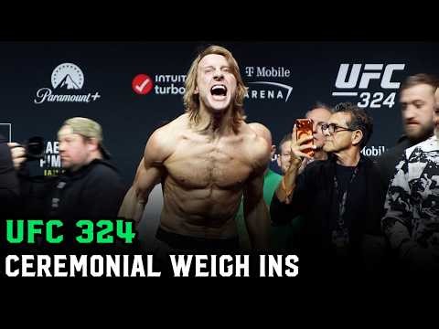 UFC 324 Ceremonial Weigh-Ins