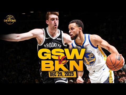 Golden State Warriors vs Brooklyn Nets Full Game Highlights | Dec 29, 2025 | FreeDawkins
