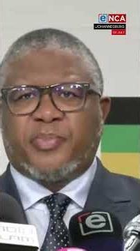 ANC Secretary-General Fikile Mbalula thanks the country's law enforcement