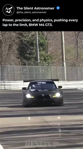 The Silent Astronomer on Instagram: "The BMW M4 GT3 shows what racing engineering can really do, downforce keeping the car planted, braking systems managing massive energy, and precision handling through every corner. Each overtake is a mix of aerodynamics, traction, and driver control working at the edge of physics. Pure race technology in motion. #physics #curiosity #technology #engineering #motorracing"