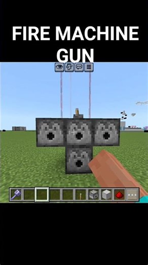 How to build a RAPID FIRE Machine Gun in Minecraft! (No Mods)