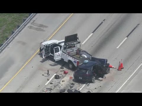 Traffic builds on Sawgrass Expressway in Broward after crash involving Road Ranger