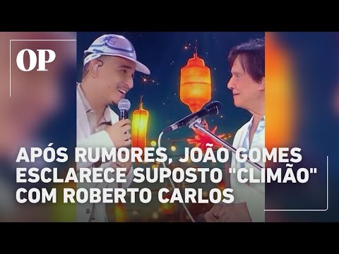 João Gomes nega 'climão' com Roberto Carlos após especial de fim de ano da Globo