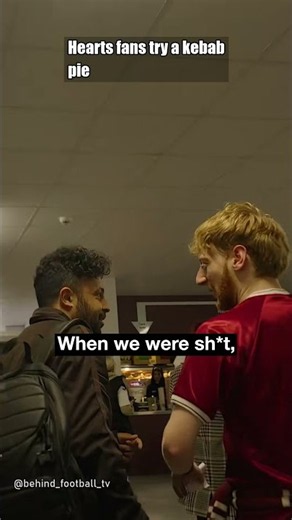 Hearts fans try a kebab pie | Hearts