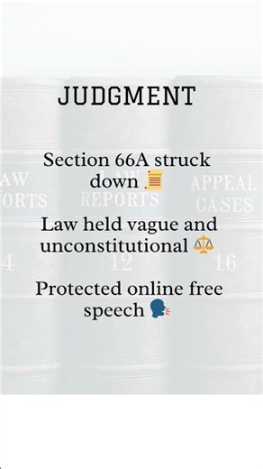 Shreya Singhal Case Explained | Section 66A Struck Down | Free Speech Judgment