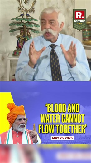 'Blood & Water Can't Flow Together': Maj Gen GD Bakshi On Indus Waters Treaty