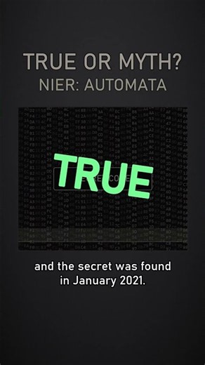 NieR Automata's final secret stayed hidden for almost 4 years #shorts