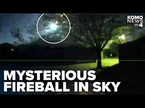 Fireball in the sky reported across Washington, British Columbia, and Oregon