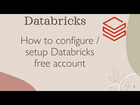 Databricks Tutorials | 01 Data bricks Free edition Setup | databricks community edition setup