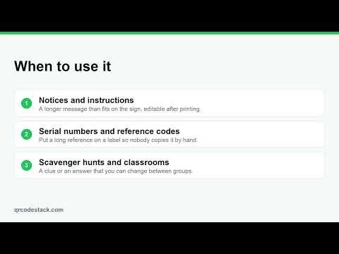How to Create a QR Code from Text (Step by Step)