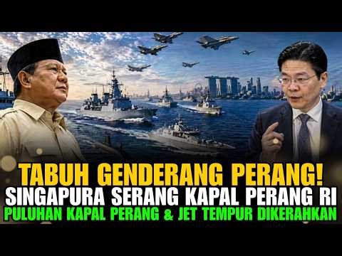 SINGAPORE ATTACKS INDONESIAN WARSHIP, DOZENS OF WARSHIP & FIGHTER JETS DEPLOYED IN THE MALACCAN S...