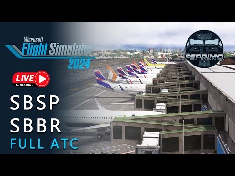 SBSP to SBBR Full ATC - #msfs2024 #quest3 #virtualreality #vr
