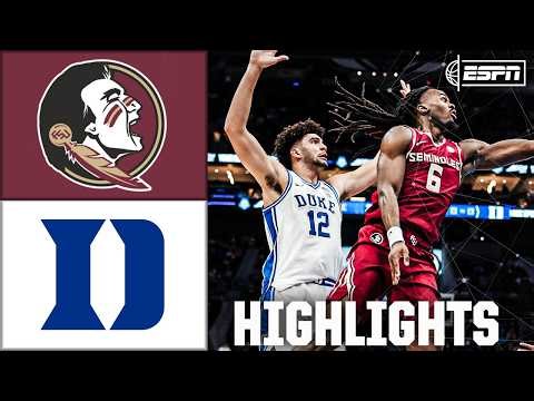 ACC Tournament: FSU Seminoles vs. Duke Blue Devils | Full Game Highlights | ESPN College Basketball