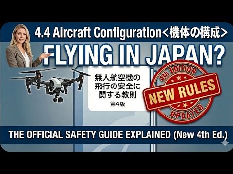 【4.4 Aircraft Configuration（機体の構成）】Japan Drone Safety Manual for RPIC Rev.4