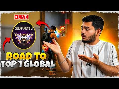 New Grandmaster Top 1 Push V Badge Lobby ❤ FF LIVE ✌ Free Fire LIVE! #ff #freefire