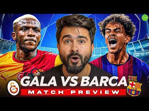 Barcelona vs Galatasaray UCL Match Tactical Preview!