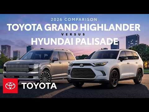 2026 Comparison Overview: Toyota Grand Highlander vs Hyundai Palisade | Toyota