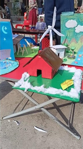 Amazing School Science Fair Project | Crane Model & Eco Landscape Working Display