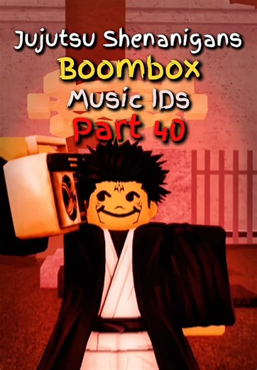 Music IDs for boombox part 40…🎵| JJS | #jujutsushenanigans #jjs #roblox #boombox #ids