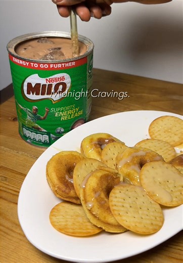 Midnight Craving is better with an iced Milo all always. 🧉❤️ #foryou #cravings #food #_bjkay #milo