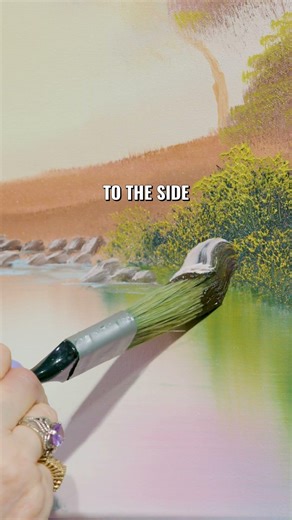 Painting boulders with Carolyn Saletto