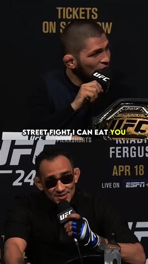 Khabib Shuts Down Tony Ferguson: "I Can Eat You In Street Fight" 🥶
