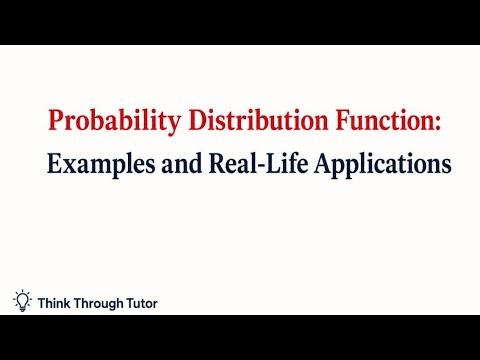 Probability Distribution Function || Examples & Real-Life Applications
