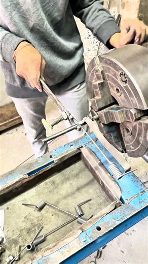 Handmade Torsion Spring Making Process 🔥 | Old School Spring Maker