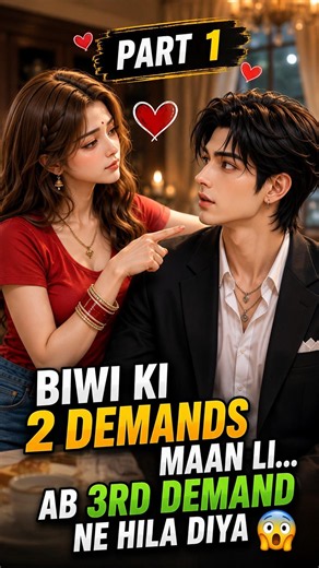 “Biwi Ki 2 Demands Maan Li… Ab 3rd Demand Ne Hila Diya 😳❤️ Part 1” #love #viral #trending #manhwa