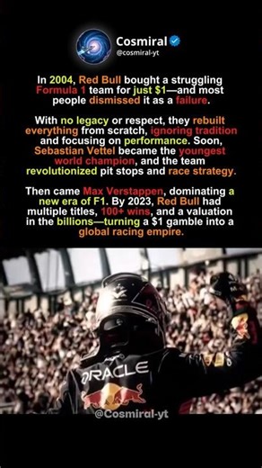 They Bought an F1 Team for $1… Then Dominated ~ Red Bull