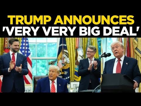 Trump LIVE | Trump's 'VERY VERY BIG' Announcement; White House Strikes First Trade Deal | US News
