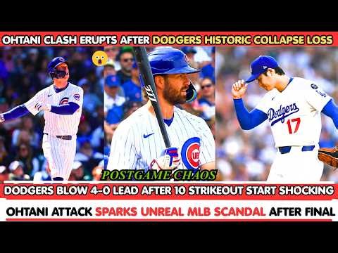 CHAOS ERUPTS After Final Out as Cubs Star ATTACKS Ohtani — GAME AFTERMATH EXPLODES