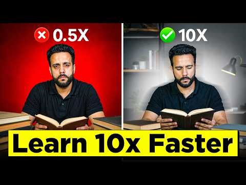 Learn ANYTHING 10X Faster than Other Students! | Ashu Sir