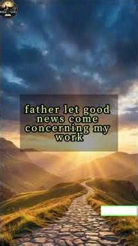 LORD, LET GOOD NEWS LOCATE ME! 🙏 | Powerful Prayer for Breakthrough, Favour & Answered Prayers #god