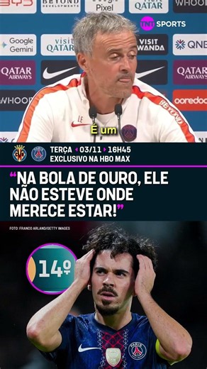 VITINHA MERECIA MAIS? 🧐🇵🇹🇫🇷 Luis Enrique rasgou elogios ao português do PSG #shorts