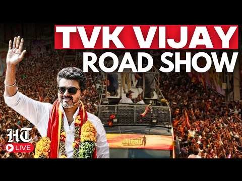 TVK Vijay Roadshow LIVE | Vijay Rally Today | TVK Rally | Tamil Nadu Election| TN Assembly polls