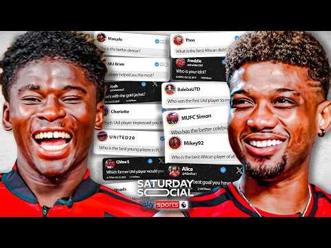 Carlos Baleba & Amad Diallo answer the internet’s most asked questions... | Man United Fan Q&A