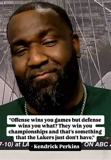 Kendrick Perkins' Bold NBA Finals Prediction: Rockets vs. Lakers