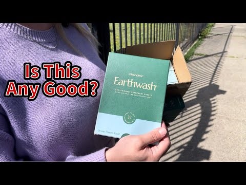 How to use + Earthwash sheetsEarthwash Laundry Detergent Sheets (Up To 192 Loads) 96 Scent Free Sust