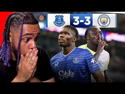 EVERTON 3-3 CITY HAVE CAVED IN!! (chelsea lose but who is surprised)