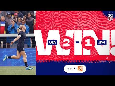 Goals From Lavelle & Heaps | USWNT 2-1 Japan | Highlights | International Friendly